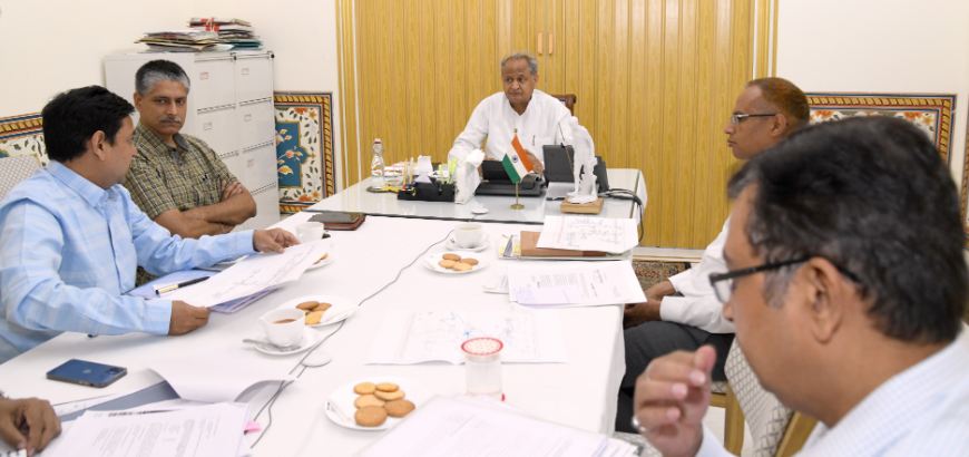 सीएम गहलोत ने कहा ईआरसीपी राजस्थान की भविष्य की पेयजल एवं सिंचाई की  जरूरतों के लिए आवश्यक 