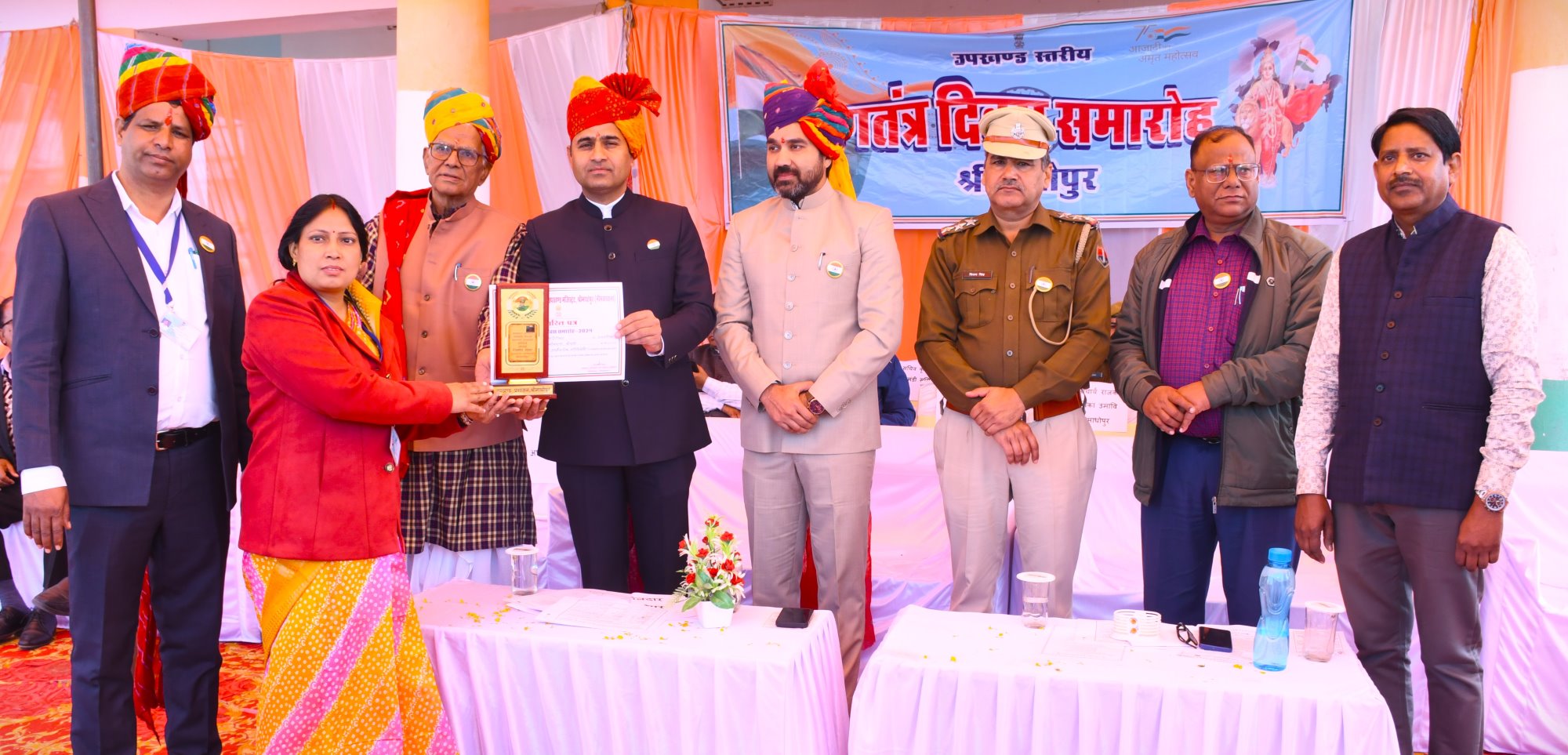 भगवती जाटोलिया हुई उपखंड स्तर पर सम्मानित