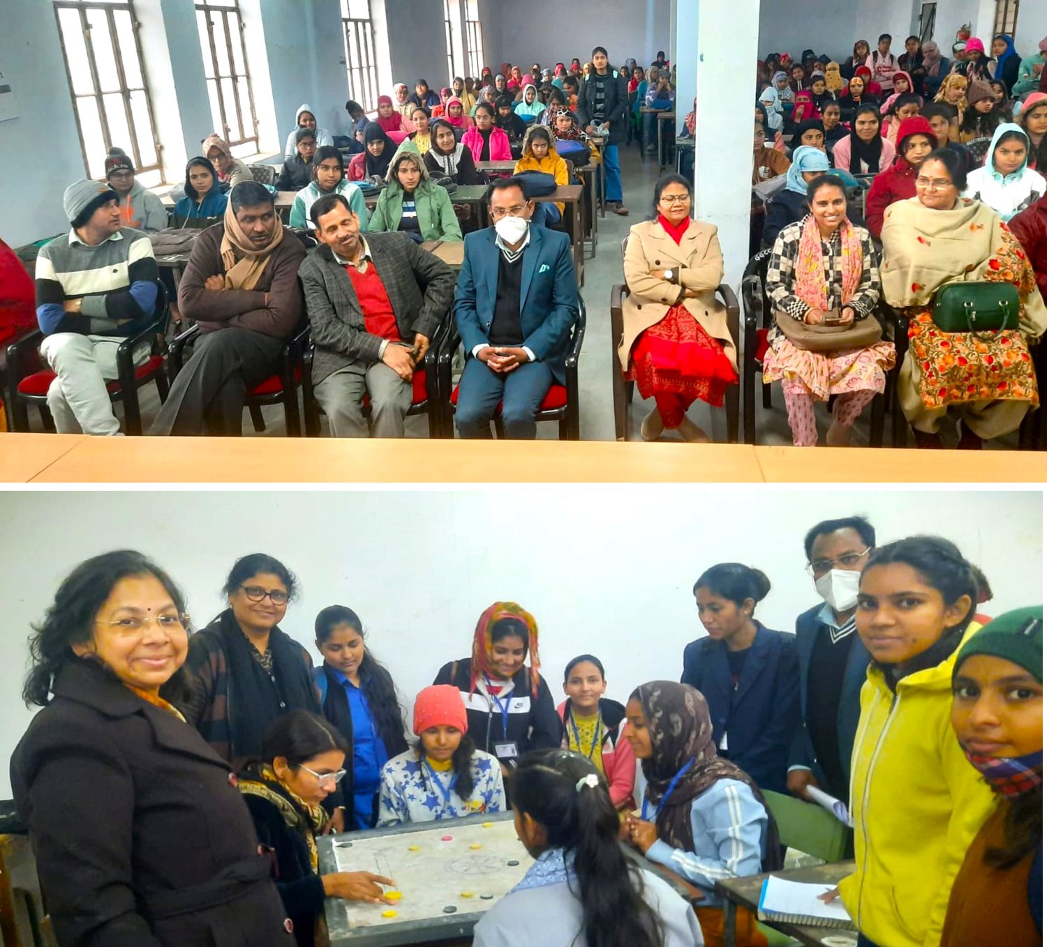 राजकीय कन्या महाविद्यालय चौमूं में खेल सप्ताह का हुआ शुभारंभ