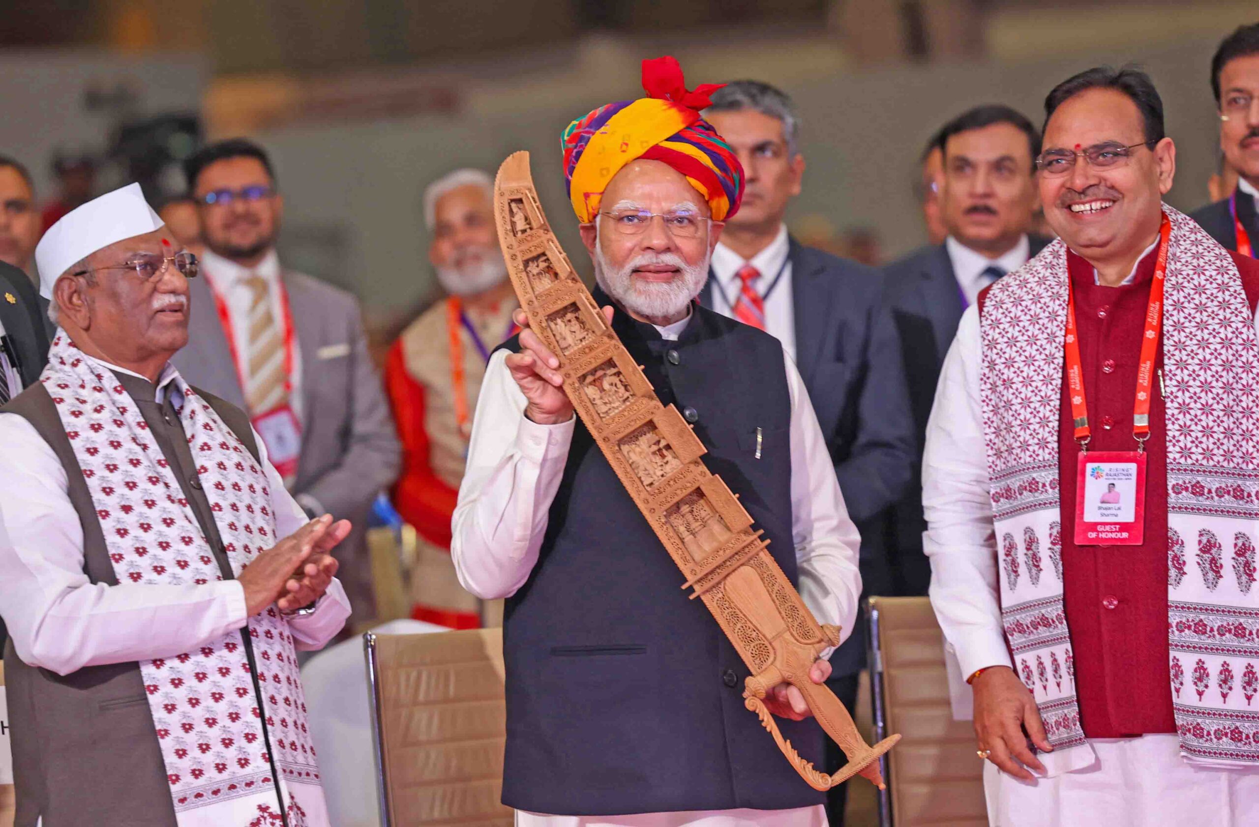 राइजिंग राजस्थान ग्लोबल इन्वेस्टमेंट समिट का पीएम मोदी ने किया भव्य शुभारम्भ